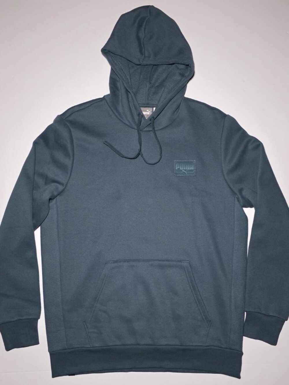 Puma Mens Gray Pullover Hoodie Size Large